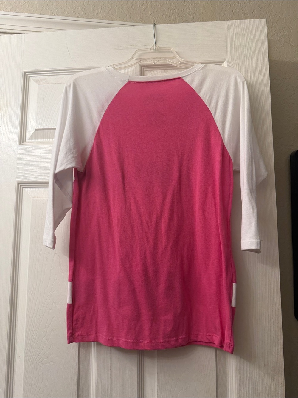 Power Ranger Pink and White Raglan Tee - Picture 3 of 3